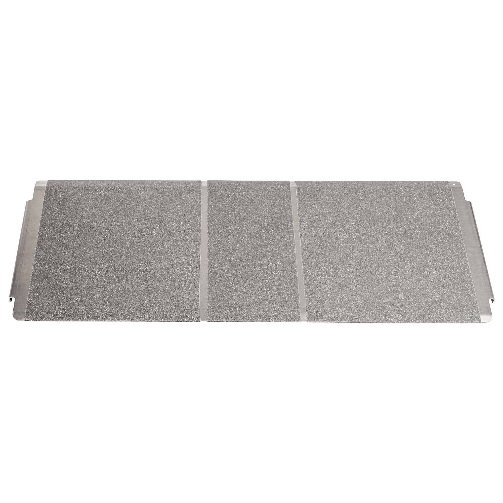 Silver Spring Aluminum Solid Threshold Ramp - 16in. x 36in., 600-Lb. Capacity, Grit Coated Surface, Model# SSTP1636
